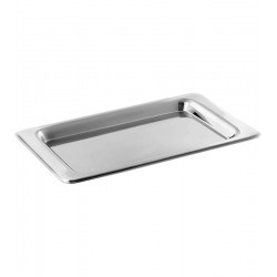 Bandeja 36cm Por 28cm em Aço Inox Retangular